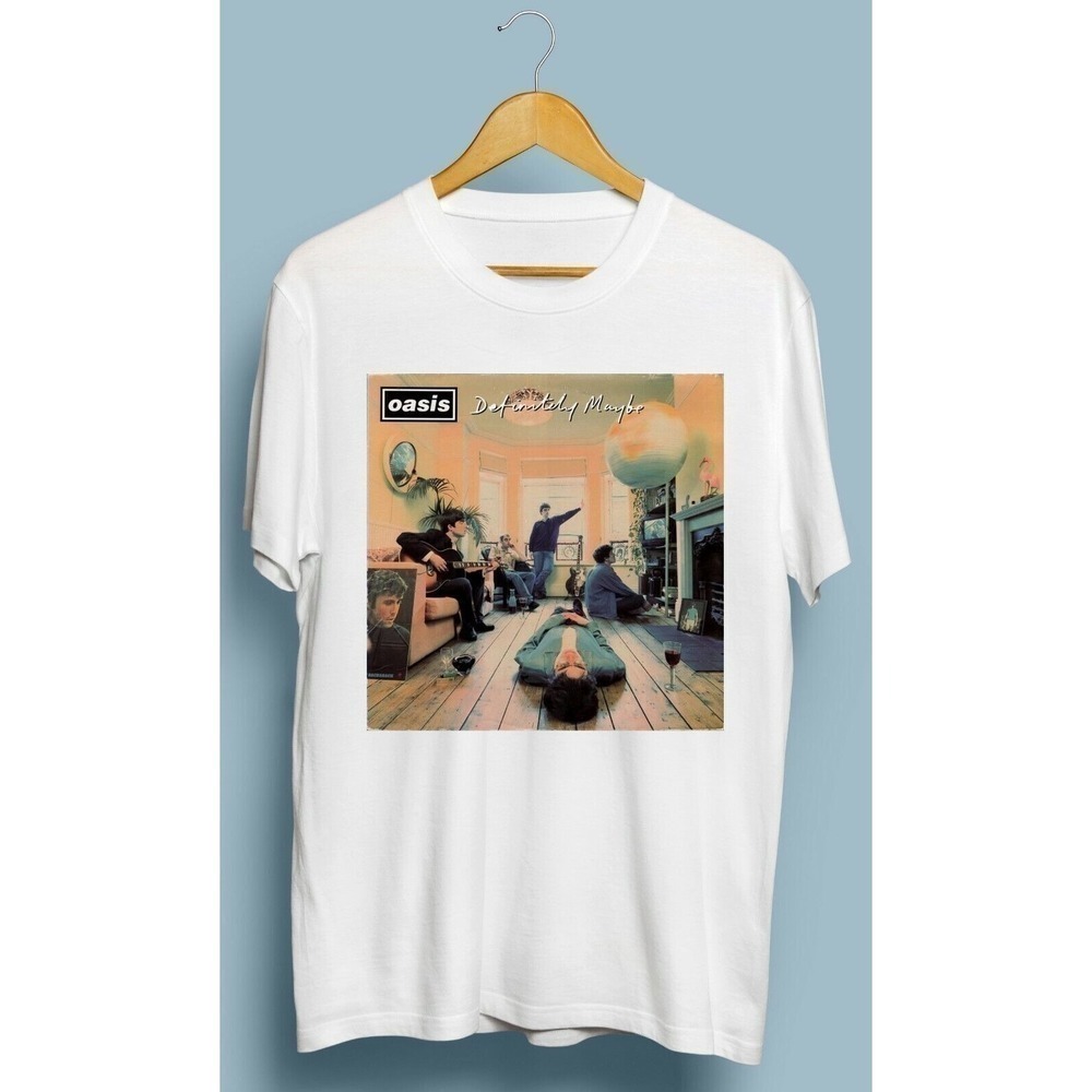 Oasis Definitely Maybe Britpop Album Music Fan Graphic T-Shirt